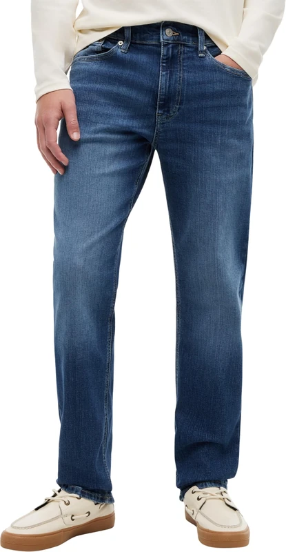 Tommy Jeans Mens Ryan Slim Dh0235 Dm0dm21054 Straight, Denim (Denim Medium), 33W / 32L UK