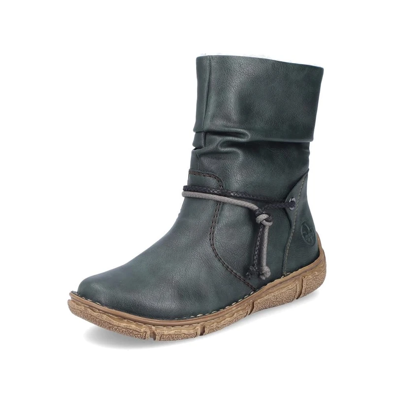 Rieker Women's Classic Ankle Boots Z3774, Women's Ankle Boots, Green 54, 39 EU Weit - Image 1