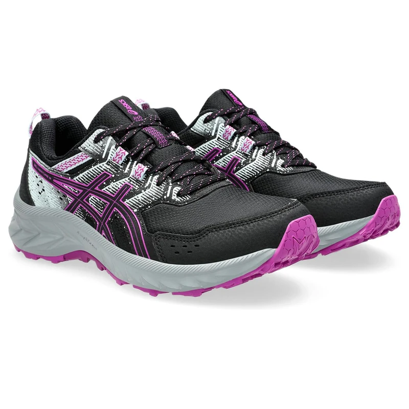 ASICS 1012B313-010 Gel-Venture 9 Women Black/Bold Magenta UK 7