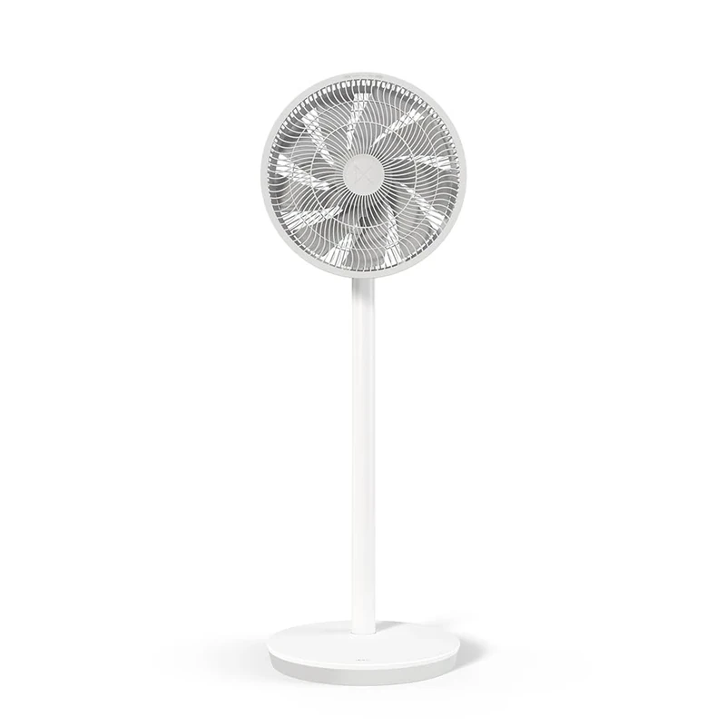 Duux Whisper Essence Standing Fan, 7 Cooling Speeds, Ultra Quiet Fan, Oscilatiing, Adjustable Tilt, Night Mode, Timer, Modern & Sleek Design, Matte White - Image 1