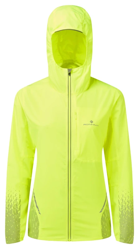 Ronhill Running, Wmn's Tech Reflect Jacket, Fluo Yellow/Reflect, 14
