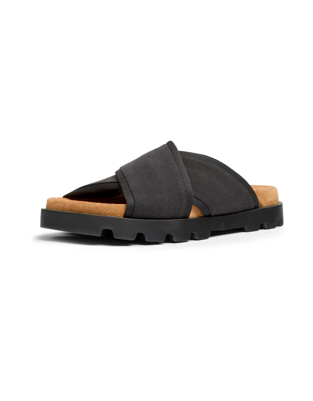 Camper K201637 Brutus, Women's Sandals, Black 001, 4 UK