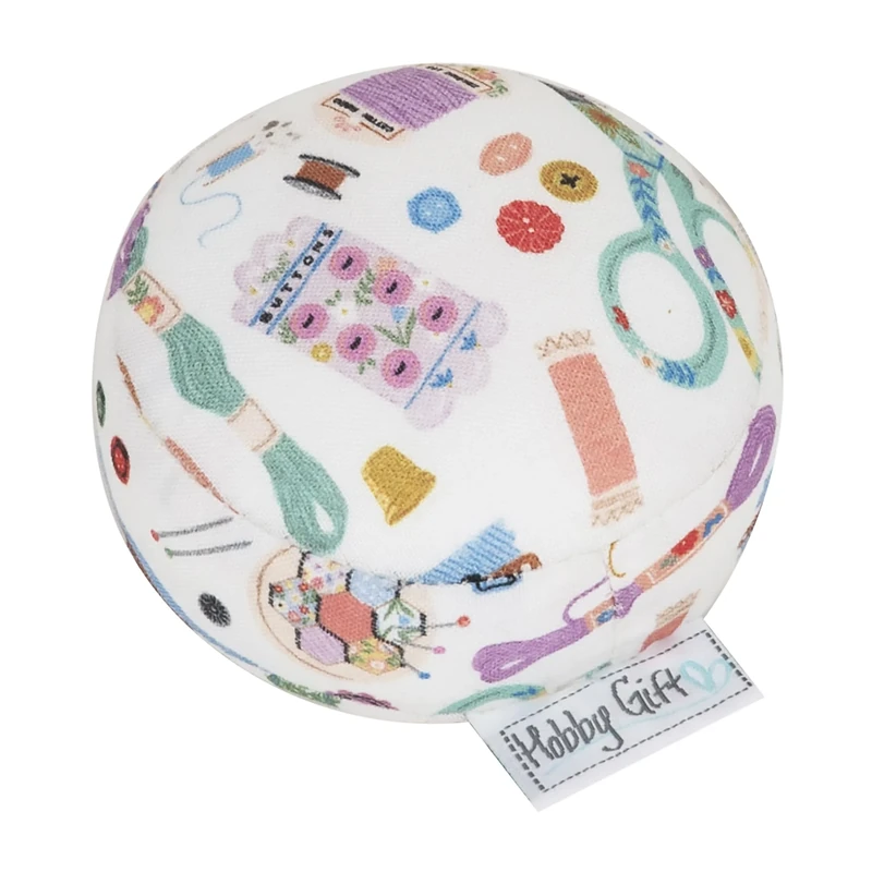 Hobby Gift Novelty Fabric Soft Pin Cushion, Cotton, Haby Notions, 7.5 x 7.5 x 3cm