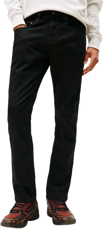 Tommy Jeans Men's Scanton Slim Fit Jeans, Black (Denim Black), 30W/33L