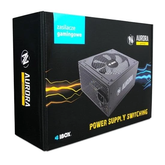 iBox Aurora power supply unit 700 W 20 4 pin ATX ATX Black - Image 1
