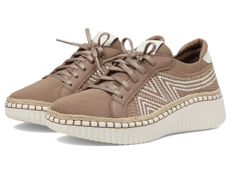 Skechers Women's Wilshire BLVD-Bellevue Sneaker, Mocha, 2.5 UK