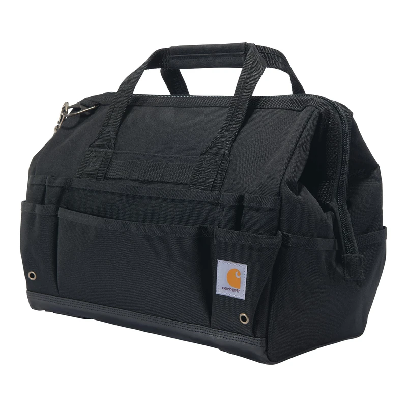 Carhartt Onsite Tool Bag, Durable Water-Resistant, Tool Storage Bag, Heavyweight, 16-Inch 30 Pocket, Black