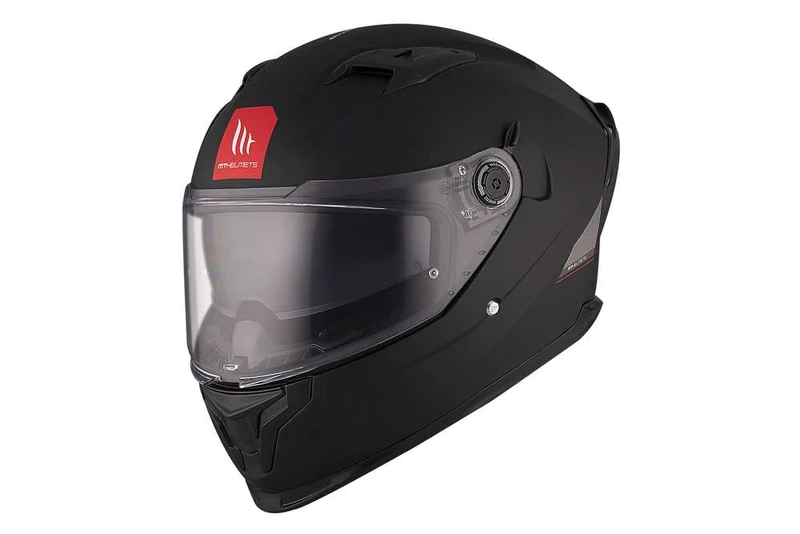 MT Motorcycle Helmet - Full Face - ECE 22.06 - MT Braker SV Solid A1 Matt Black L