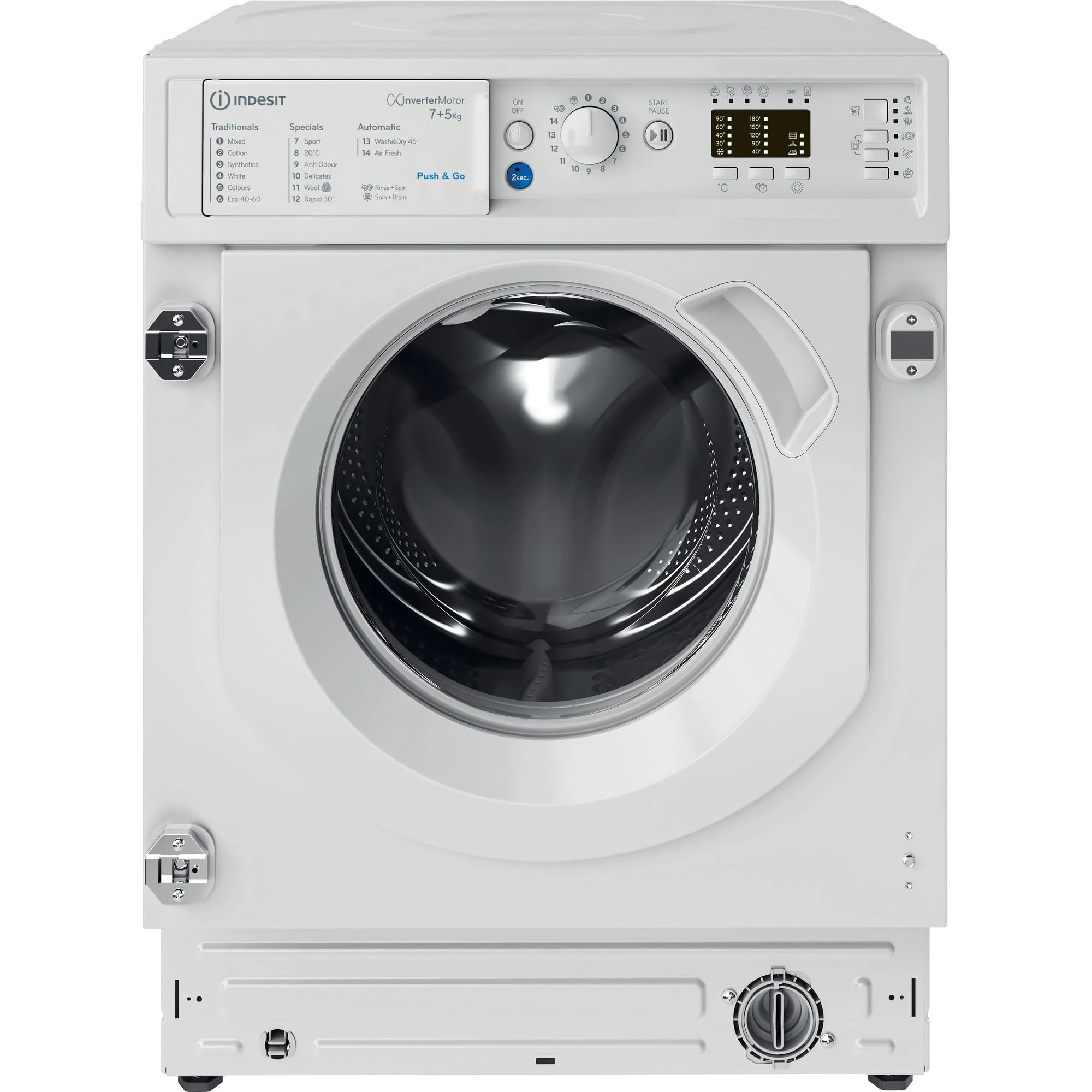 Indesit BI WDIL 75148 UK Integrated Washer Dryer - White