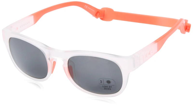 POC Unisex Children's Evolve Sunglasses, Transparent Crystal/Fluo Orange/Clarity POCito/Sunny Grey, One Size, Transparent Crystal/Fluo Orange/Clarity Pocito/Sunny Grey, One Size
