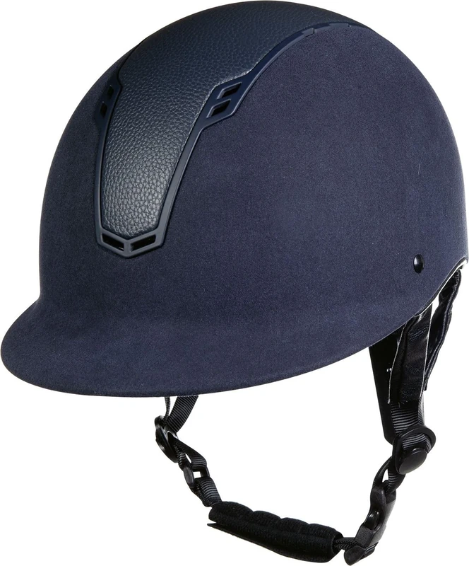 HKM Women's Wien Style Riding Helmet, Deep Blue/Deep Blue, 57-59 cm