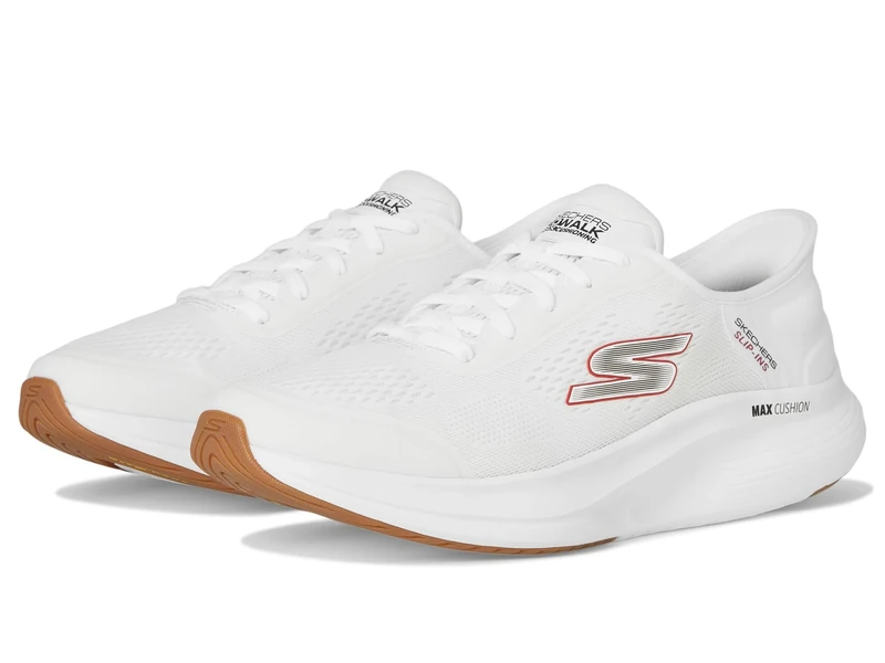 Skechers Men's GO Walk MAX Walker Next Generation Trainer, White, 7.5