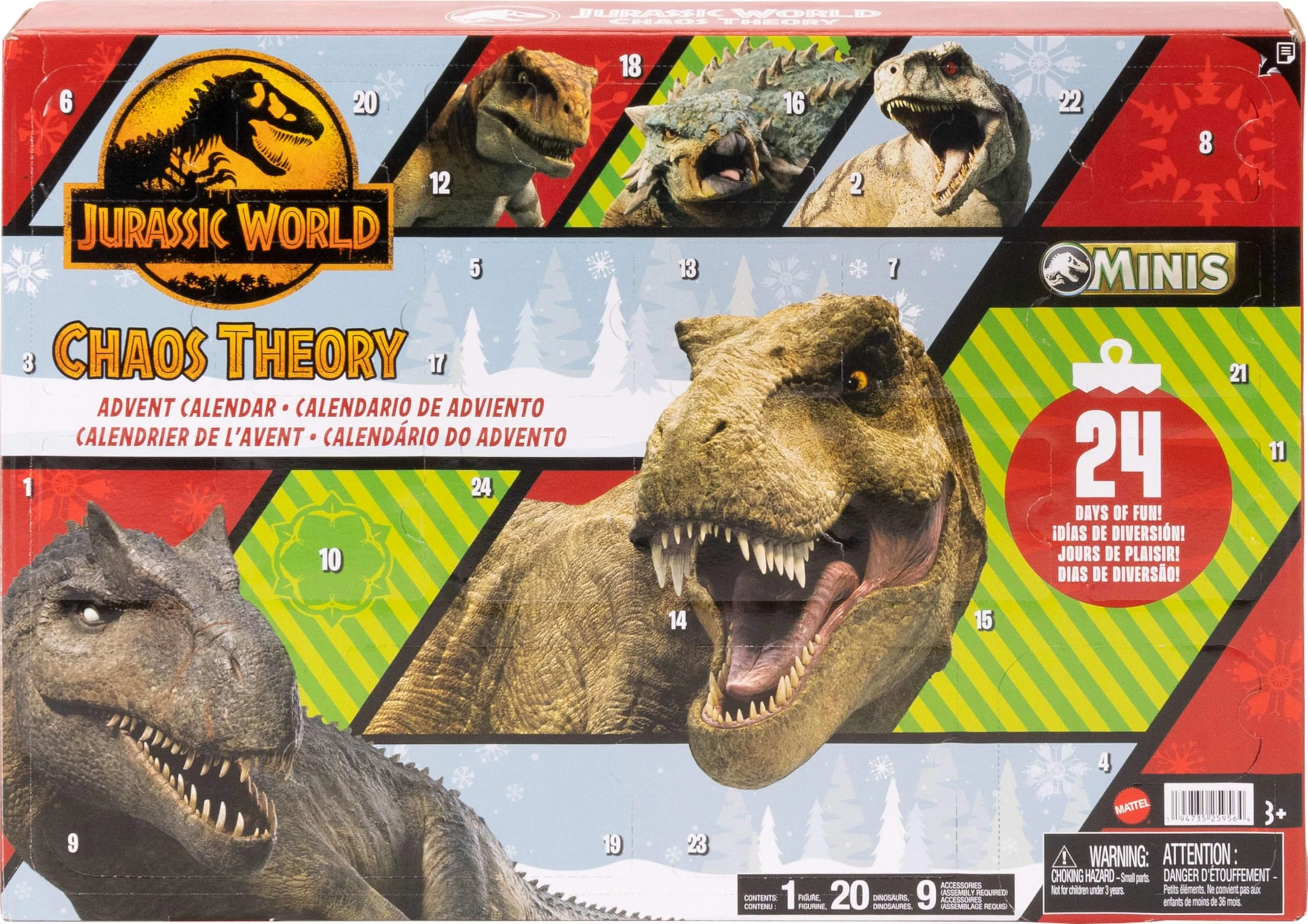 Mattel Jurassic World Spielwaren Adventskalender