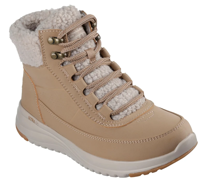 Skechers Women's On-The-Go Stellar Alpine Adventure Boots, Chestnut Synthetic, 4.5 UK