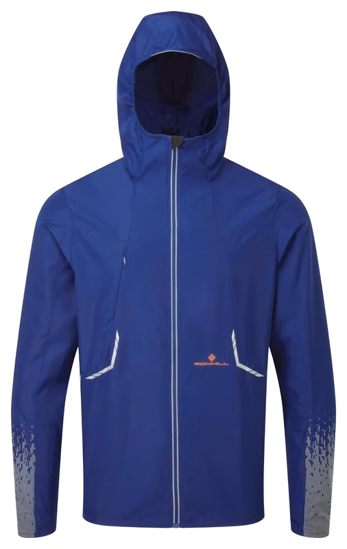RONHILL Running, Men's Tech Reflect Jacket, Ocean/Reflect, M
