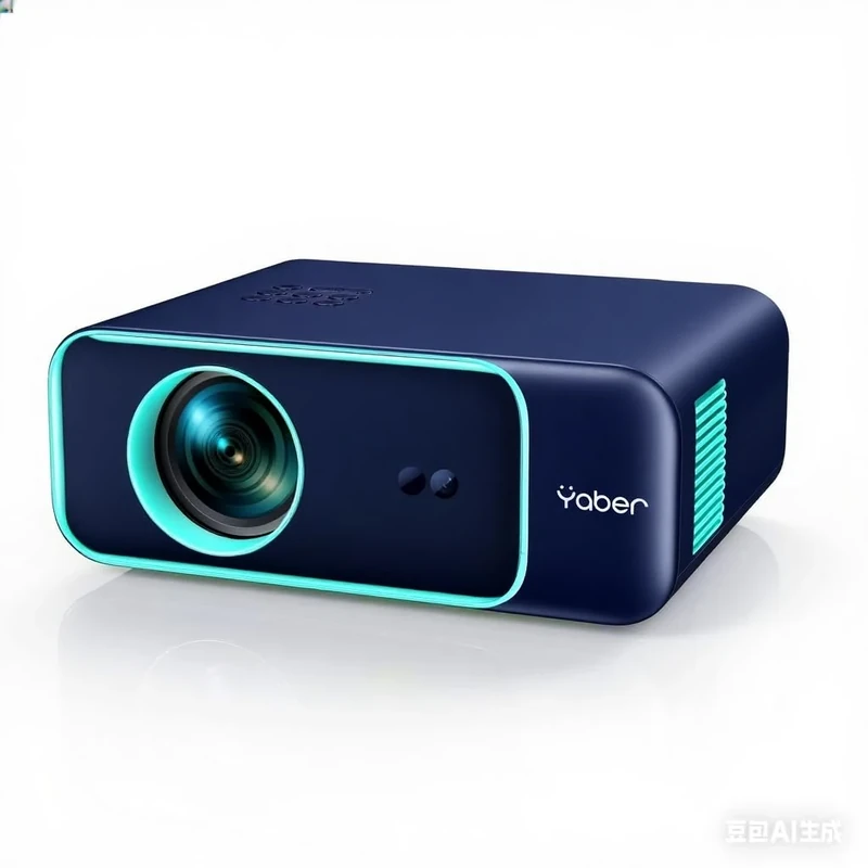 Auto Focus & Keystone 1080P HD Portable Projector, WiFi6 Bluetooth 5.2 Projectors, YABER Pro V9 Smart Projector, Home Cinema Projectors for Bedroom/Smartphone/TV Stick