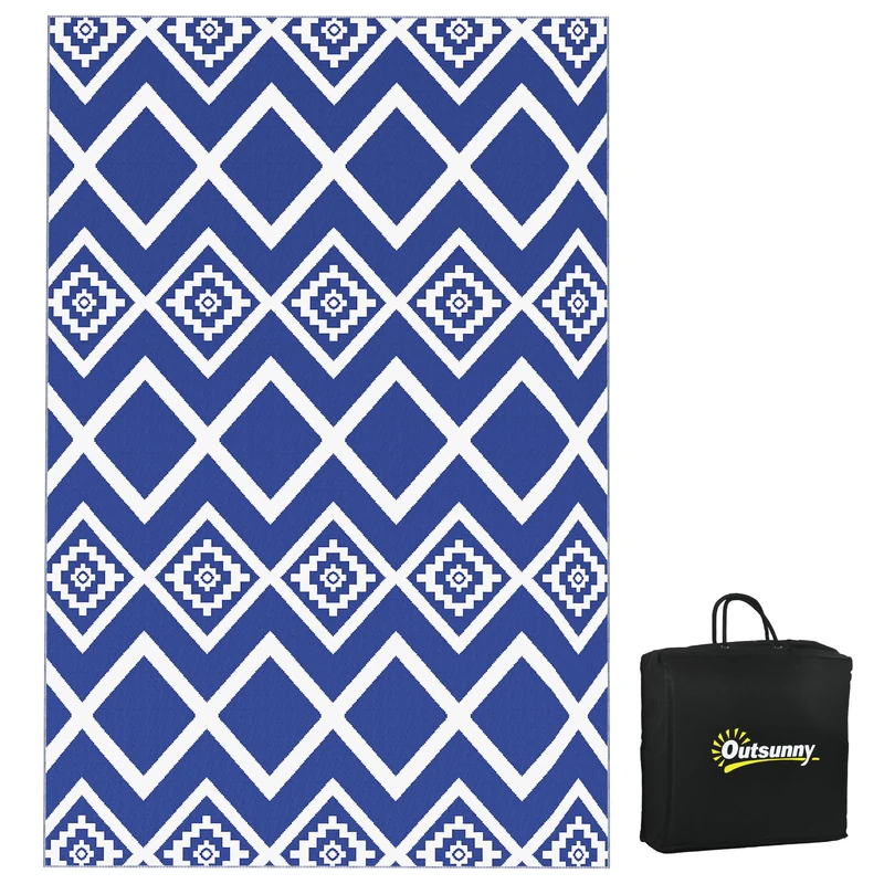 Outsunny Outdoor Carpet 182 x 274 cm - Water Resistant Rug