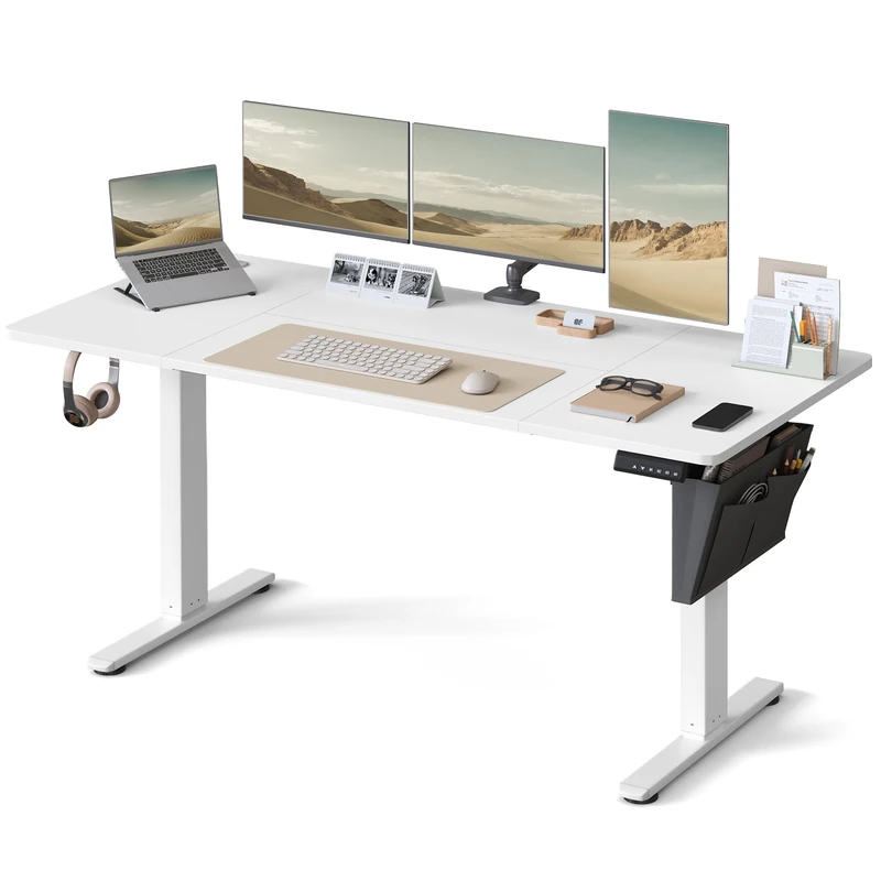 VASAGLE Electric Standing Desk - 160cm Height Adjustable Desk