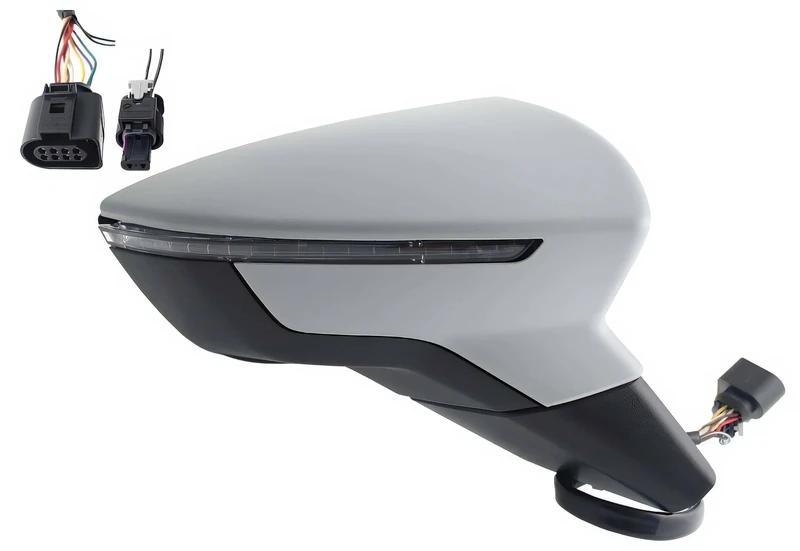 Electric mirror made for SEAT ARONA from 2017 onwards left side El. paint resc. c/BLIS 6F1857507T9B9