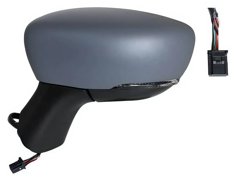 Electric Mirror Made for Renault Captur from 2017 to 2019 2018> Right Side El. Paint Redisc. w/Light Probe