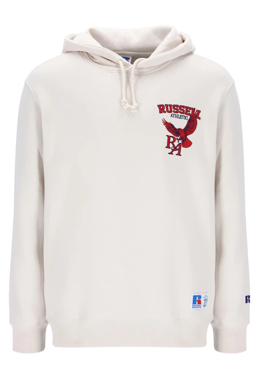 Russell Athletic E36382-W2-526 BARRY-PULL OVER HOODY Sweatshirt Men's BLACK Size XS