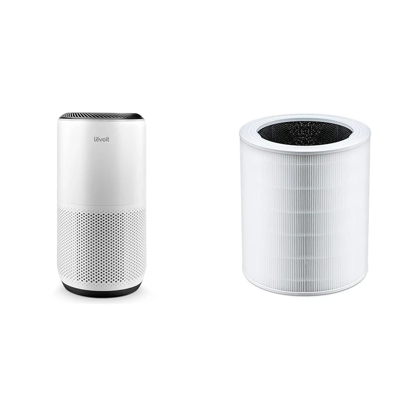 LEVOIT Air Purifiers for Large Home Bedroom 83m², CADR 400m³/h, Alexa Enabled, HEPA Filter & Air Purifier Replacement Filter 3-in-1 Fine Pre-Filter, HEPA & High-Efficiency Activated Carbon