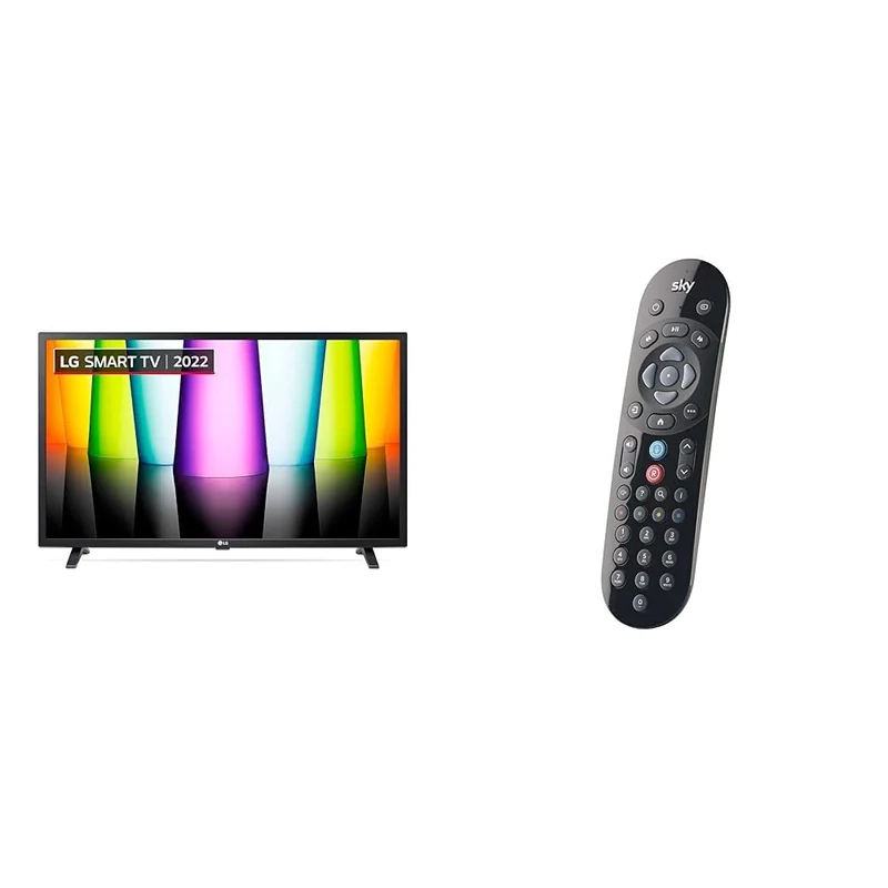 LG 32" 720p Smart TV & Original SKY Q Voice Remote Control - Compatible with Sky Q 1TB/2TB Box & Mini Box
