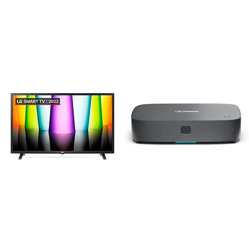 LG LED LQ63 32 HD 720p Smart TV & Freesat 4K TV Box (Non Recordable)