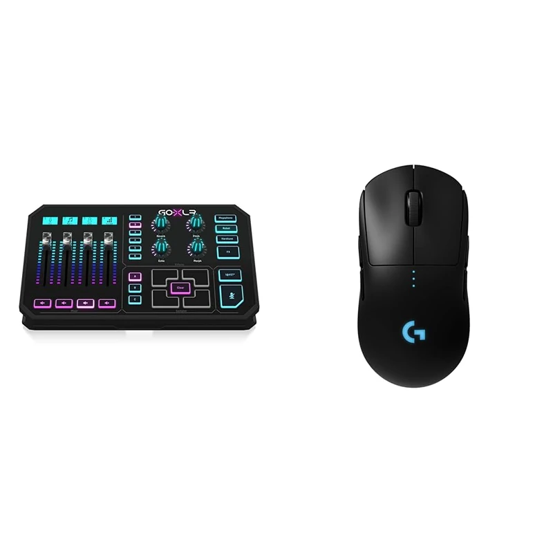 TC Helicon GoXLR Mixer and Logitech G PRO Wireless Mouse Bundle