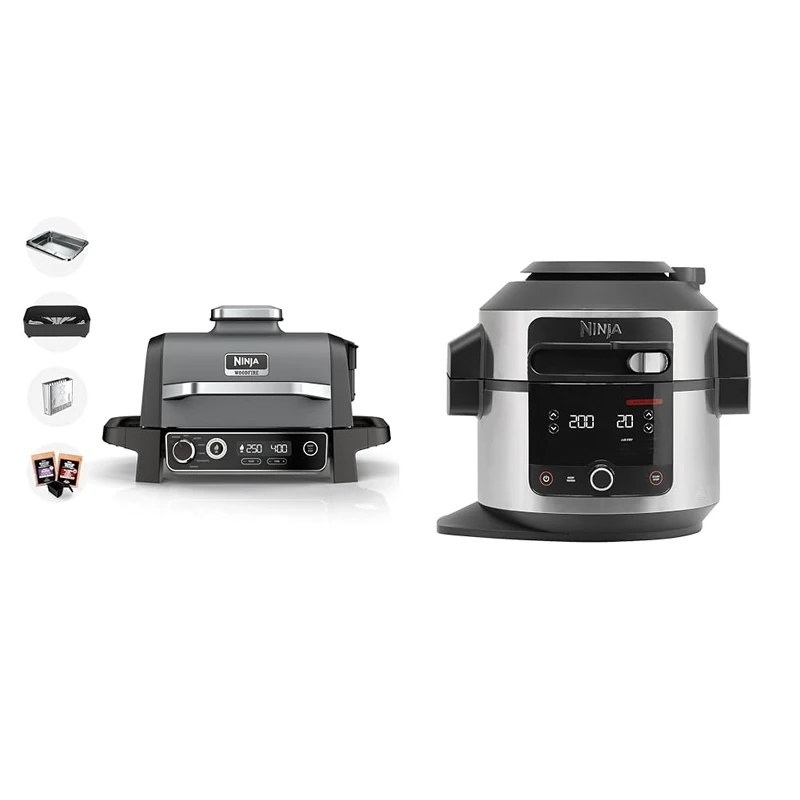 Ninja Woodfire Electric BBQ Grill and Smoker - OG701UK