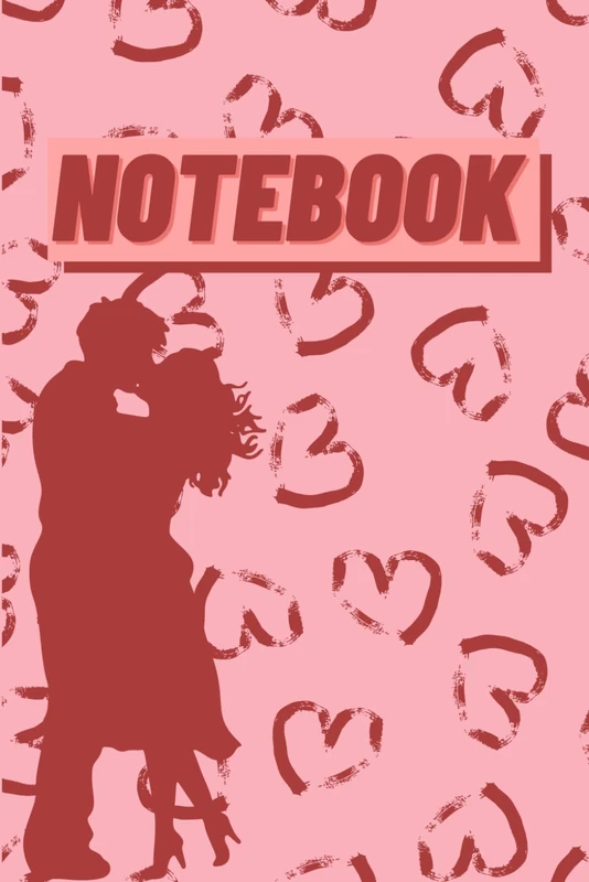 Notebook: Cooles Liebes-Themen-Journal, 120 Seiten, ideal für verliebte Teenager, Paare und Partner.