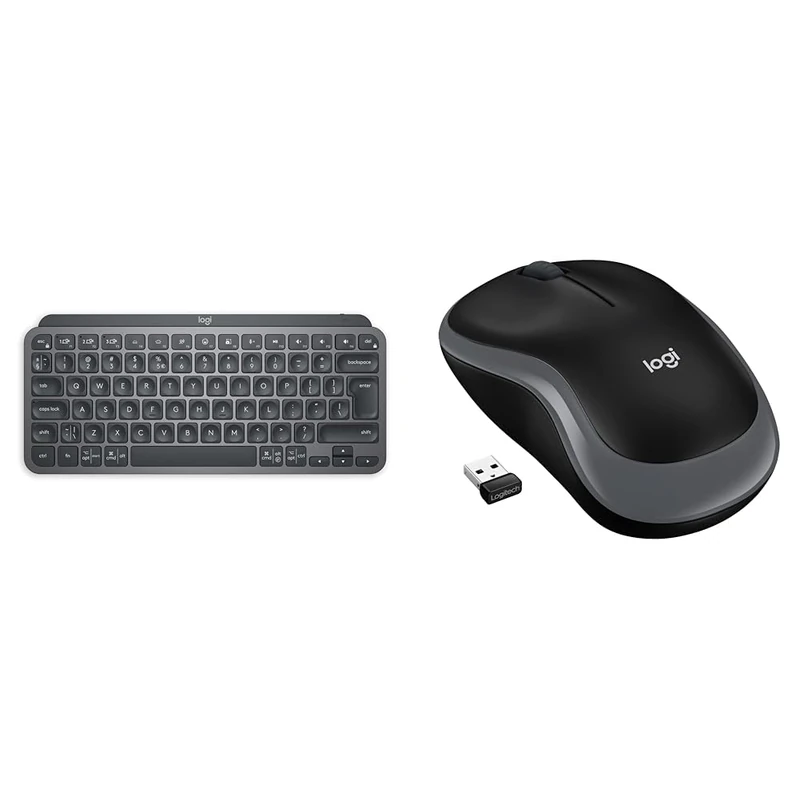 Logitech MX Keys Mini Wireless Keyboard and M185 Mouse Combo
