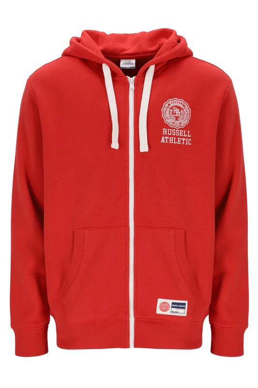 Russell Athletic A30402-ML-411 ATH-ZIP THROUGH HOODY Sweatshirt Men's COLLEGIATE GREY MARL Size XXL - Image 1