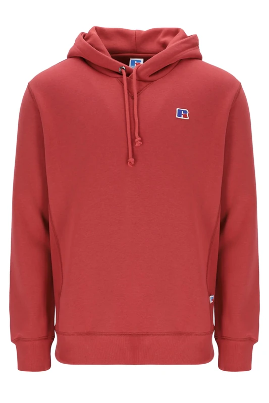 Russell Athletic E36122-TS-448 PULL OVER HOODY Sweatshirt Men's SEAL BROWN Size M