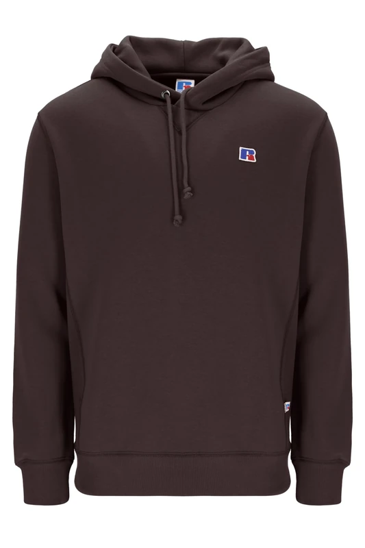 Russell Athletic E36122-SN-562 PULL OVER HOODY Sweatshirt Men's SEAL BROWN Size S