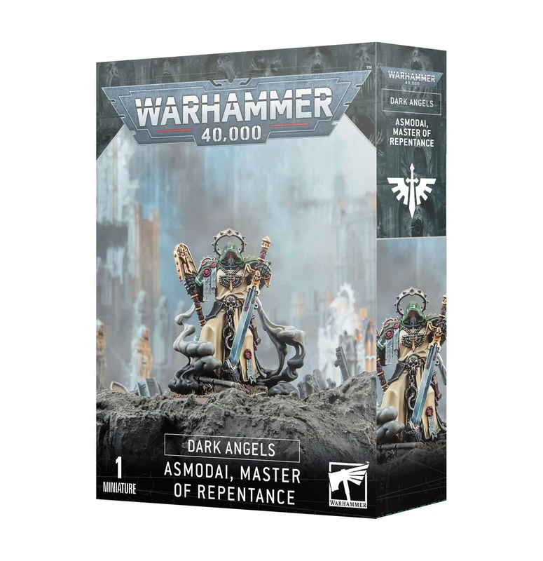 Warhammer Games Workshop 40,000 - Dark Angels: Asmodai Master of Repentance, Black