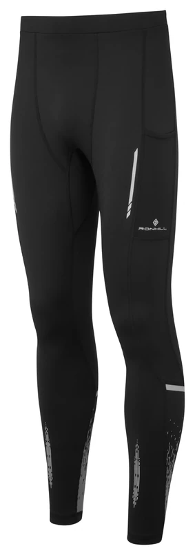 Ronhill Running, Men's Tech Reflect Tight, Black/Reflect, S