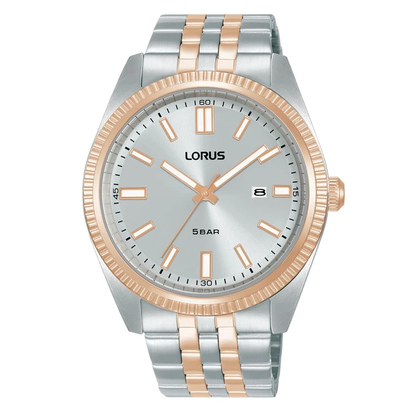 Lorus Men’s Rose Gold Sunray Watch RH974QX9