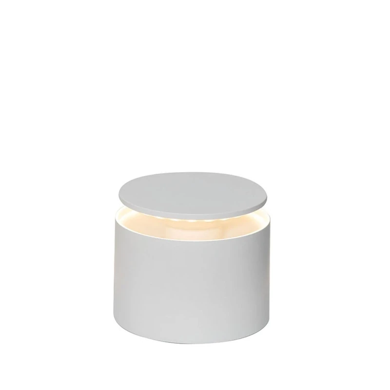 Zafferano, Push-Up Lamp, Rechargeable Cordless Table Lamp with Touch Controls, Also Usable as an Outdoor Lamp, Dimmer, 2200-3000 K, Height 80-100 cm, White Colour