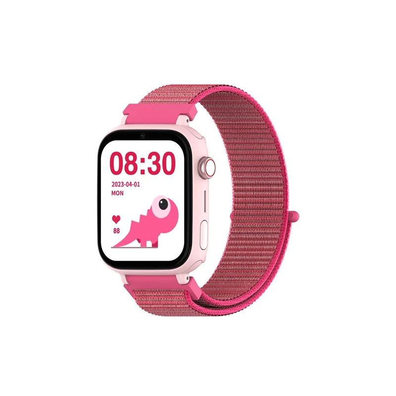 DCU TECNOLOGIC - Children's Smartwatch with Android System - Whatsapp - GPS Positioning - Video Calls - SOS Button - Parental Control - Colour: Pink, Normal - Image 1