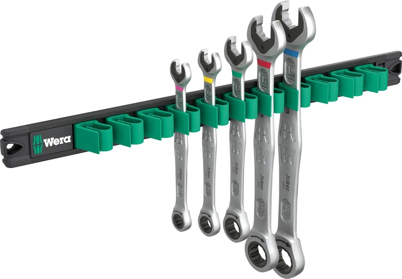 9631 Magnetic rail 6000 Joker 2, Ring ratchet spanner set - 05020015001