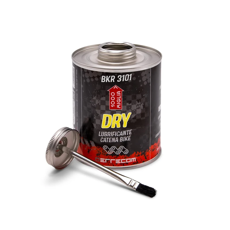 Errecom 1000 Miglia BKR 3101-900 ml Can, Dry Lube Bike Chain, for Dry and Dusty Weather Conditions, Brush included