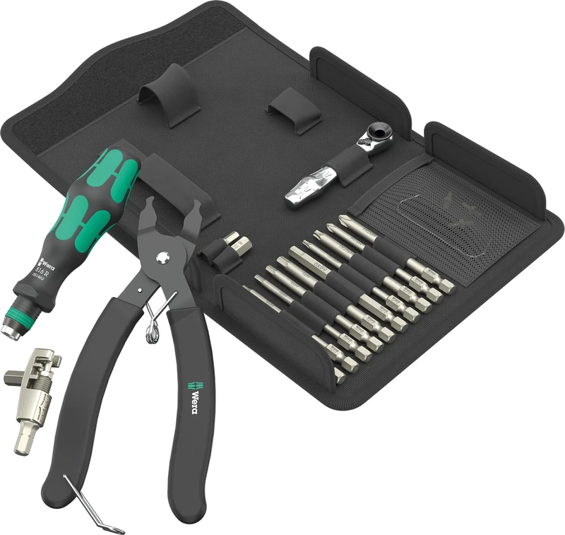 9532 Chain riveter set for workshops, 18-piece tool set for the bike workshop - 05136042001