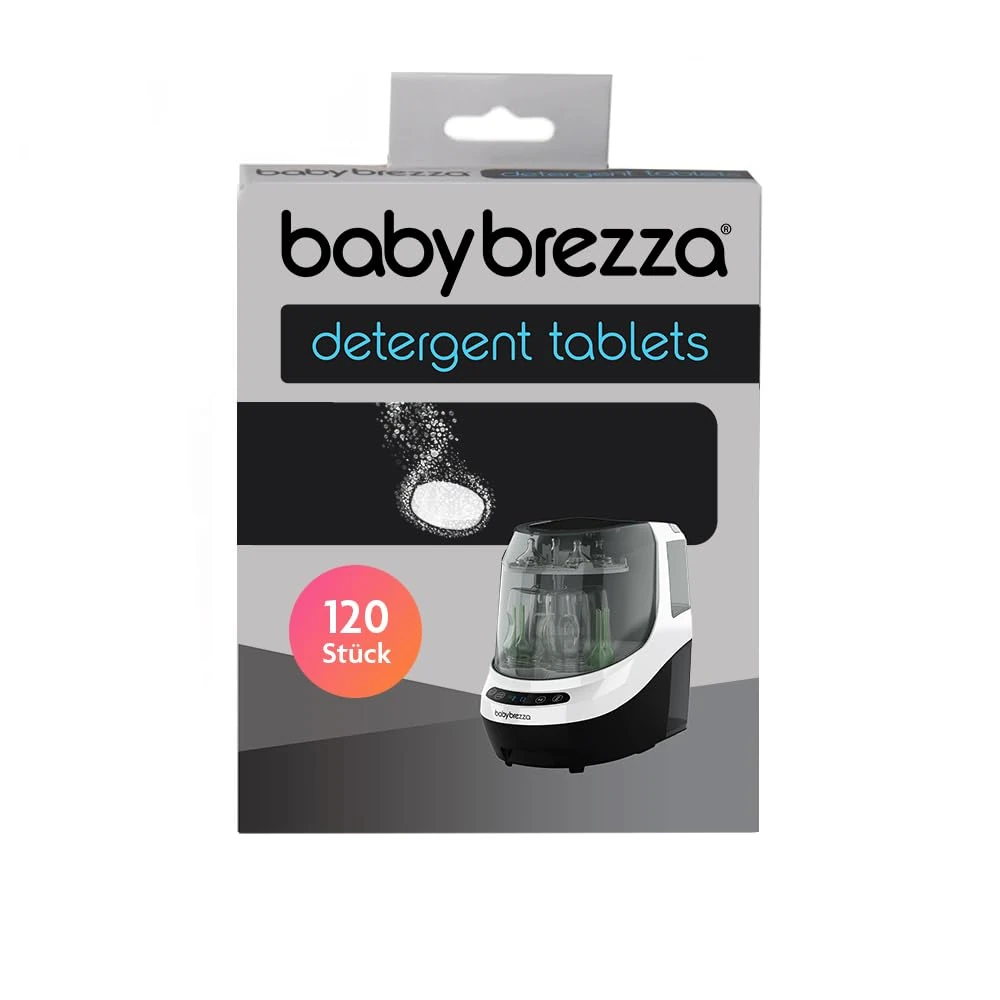 Baby Brezza Official Bottle Detergent Soap Tablets for Baby Brezza Bottle Washer Pro, Includes 120 Washing Tablets