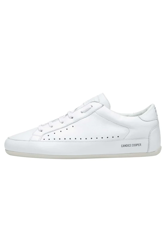 Candice Cooper Danny Leather Sneakers, White, 10 UK