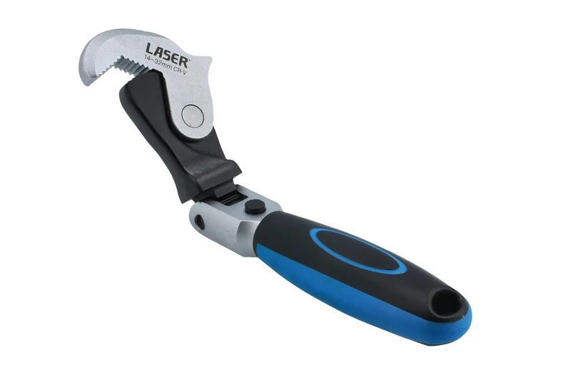 Laser 8826 Flexi-Head Adjustable Wrench 14-32mm