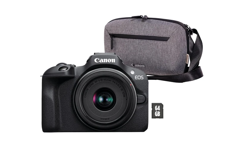 Canon EOS R100 Mirrorless Camera Kit - 24.1MP with 18-45mm Lens