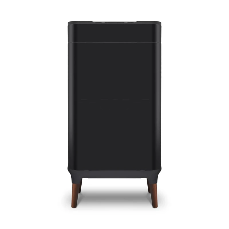 Tower T938022BLK Ozone Sensor Bin with Legs, Large 65L, Hands Free Opening, Carbon Filter, Black