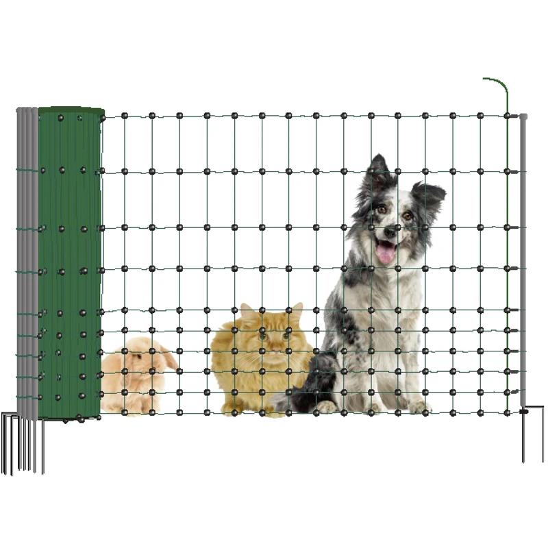 KERBL PET CampingNet Green with Bag 80 cm DS 20 m