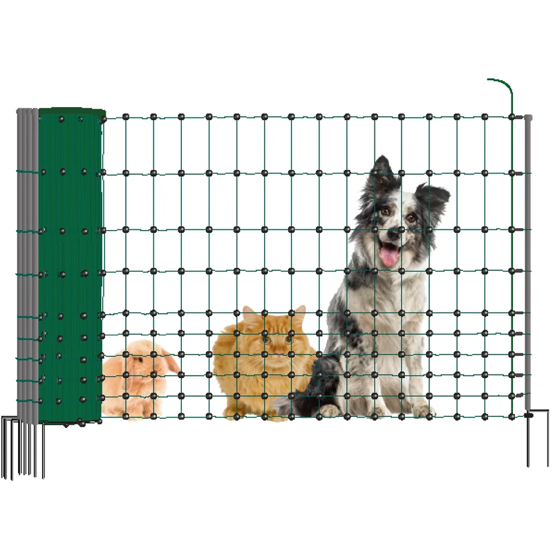 KERBL PET CampingNet Green with Bag 80 cm SS 20 m